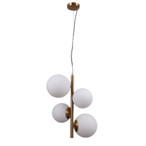 Lampa wisząca RIGA 4xE27/E14 PND-44213-4-HBR Italux