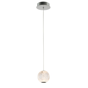 Lampa wisząca ROSARIO 1xLED PND-12220121-1A-CR Italux
