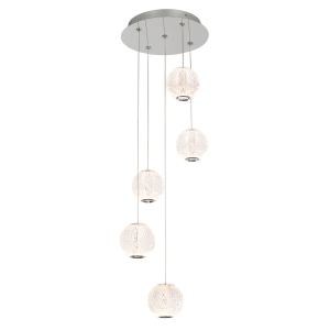 Lampa wisząca ROSARIO 5xLED PND-12220121-5A-CR Italux