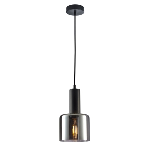 Lampa wisząca SANTIA 1xE27 PND-65342-1-BK+SG Italux
