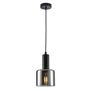 Lampa wisząca SANTIA 1xE27 PND-65342-1-BK+SG Italux