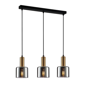 Lampa wisząca SANTIA 3xE27 PND-65342-3-BRO+SG Italux