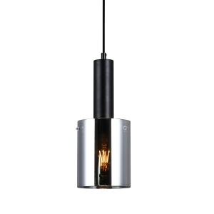 Lampa wisząca SARDO 1xE27 PND-5581-1-BK+SG Italux