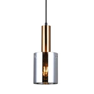 Lampa wisząca SARDO 1xE27 PND-5581-1-BRO+SG Italux