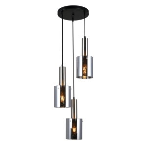 Lampa wisząca SARDO 3xE27 PND-5581-3A-SC+SG Italux