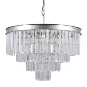 Lampa wisząca VERDES 8xE14 PND-44372-8A-SLVR-BRW Italux