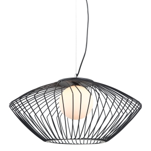 Lampa wisząca ZENO 1xE27 MDM-3844-1 BK Italux