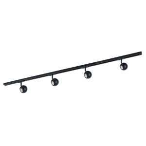 System szynowy 1 obwodowy MARVI TR BLAKE 4xGU10 920421-4-BL-SET Italux