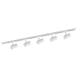 System szynowy 1 obwodowy MARVI TR FREDRIK 5xGU10 920203-5-WH-SET Italux