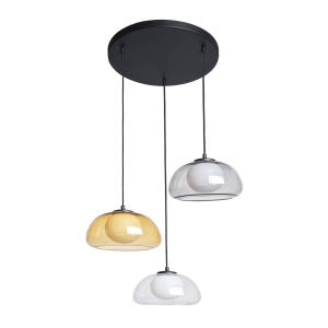 Lampa wisząca AINALE 3xG9 PND-54637-3-BK-SG Italux