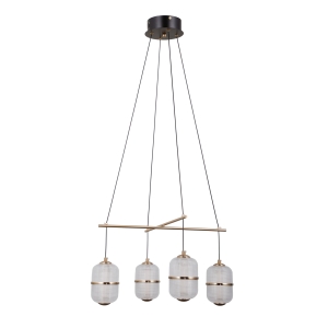 Lampa wisząca ALANI 4xLED PND-34375-4-BK Italux