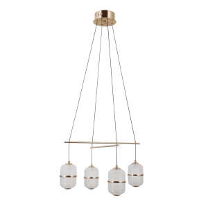 Lampa wisząca ALANI 4xLED PND-34375-4-HBR Italux
