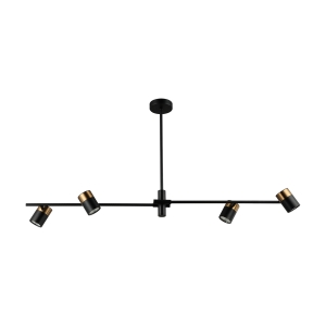 Lampa wisząca ELICE 4xGU10 PND-58892-4-BK-BRO Italux