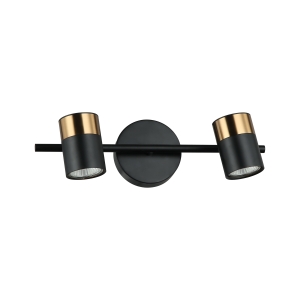 Kinkiet ELICE 2xGU10 WL-58892-2-BK-BRO Italux