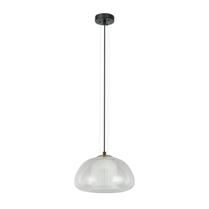 Lampa wisząca FEDER 1xE27 PND-61001A-BK Italux