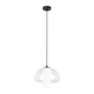 Lampa wisząca FEDER 1xE27 PND-61001B-BK Italux