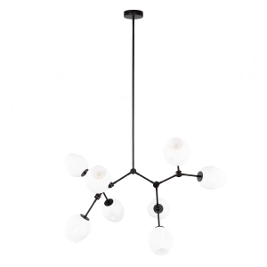 Lampa wisząca FERRAL 8xE27 PND-75075-8-BK-WG Italux