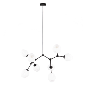 Lampa wisząca FERRAL 8xE27 PND-75075-8-BK-WG Italux