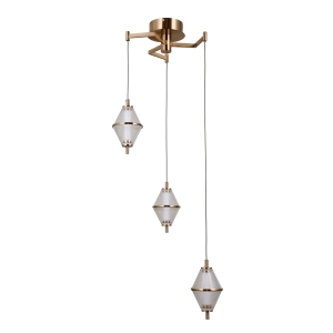 Lampa wisząca FUENTE 3xLED PND-34395-3-HBR Italux