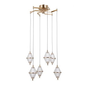 Lampa wisząca FUENTE 6xLED PND-34395-6-HBR Italux