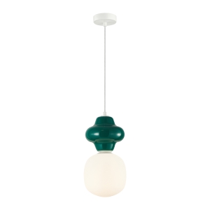 Lampa wisząca LATERA 1xE14 PND-94331-1L-GRN Italux