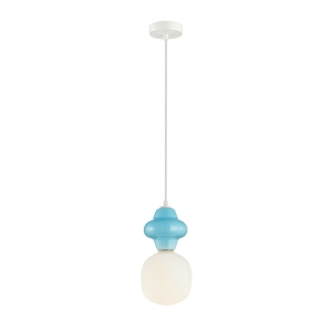Lampa wisząca LATERA 1xE14 PND-94331-1S-BLU Italux