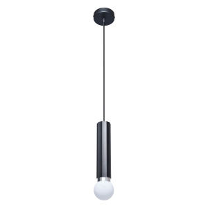 Lampa wisząca MACERA 1xE27 PND-33849-1-BK Italux