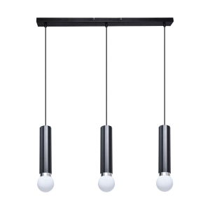 Lampa wisząca MACERA 3xE27 PND-33849-3-BK Italux