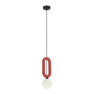 Lampa wisząca MASSO 1xG9 PND-59839-1-RED Italux