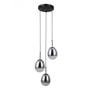 Lampa wisząca MEOLO 3xE14 PND-40825-3-BK Italux