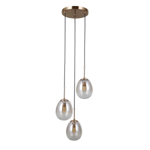 Lampa wisząca MEOLO 3xE14 PND-40825-3-GD Italux