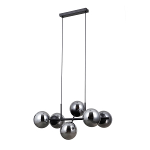 Lampa wisząca MOLITE 6xE14 PND-1098-6-BK Italux