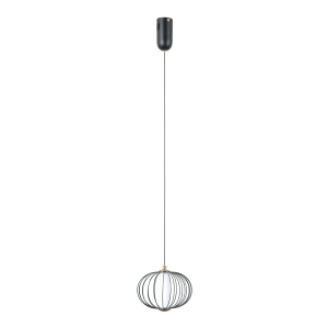 Lampa wisząca RABEL 1xLED PND-344221-1-BK Italux