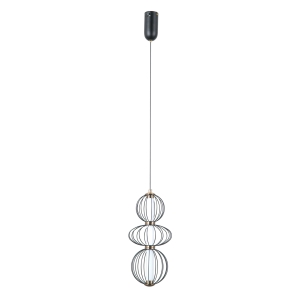 Lampa wisząca RABEL 3xLED PND-344221-3V-BK Italux