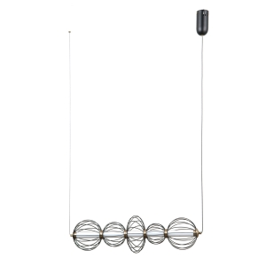 Lampa wisząca RABEL 5xLED PND-344221-5-BK Italux