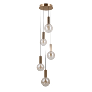 Lampa wisząca STRELA 5xLED PND-34378-5S-HBR Italux