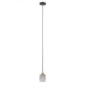 Lampa wisząca TORNO 1xE14 PND-40813-1-BK-HBR Italux