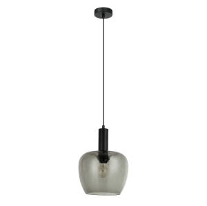 Lampa wisząca APRICA 1xE27 PND-59769-BK-SG Italux