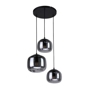 Lampa wisząca CALTO 3xE27 PND-67705-3-BK-SG Italux