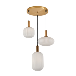 Lampa wisząca DELLA 3xE27 PND-31982-3-GD Italux