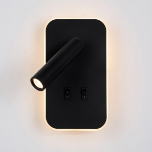 Kinkiet DORIA 2xLED WL-83957-1-BK Italux