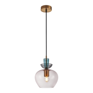 Lampa wisząca FANDA 1xE27 PND-31882-1-GD-PK Italux