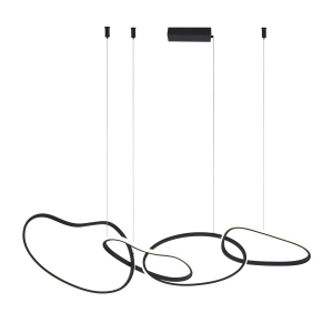 Lampa wisząca FONTE 4xLED PND-22412-S4-BK Italux