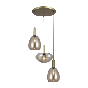 Lampa wisząca GATER 3xE27 PND-23541-3-GD-CH Italux