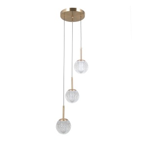 Lampa wisząca PADRI 3xG9 PND-40827-3-HBR-CL Italux