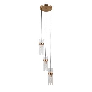 Lampa wisząca TARASO 3xE14 PND-40760-3-HBR Italux