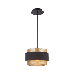 Lampa wisząca BANS 1xE27 PND-27467-1-BK-GD Italux