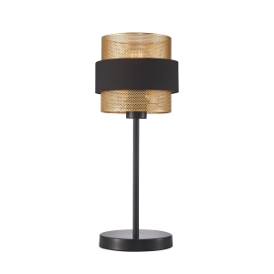 Lampa stołowa BANS 1xE27 TB-27467-1-BK-GD Italux
