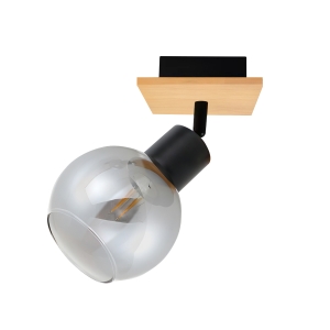 Reflektorek sufitowy BAREL 1xE27 SPL-67535-1-BK-WO Italux
