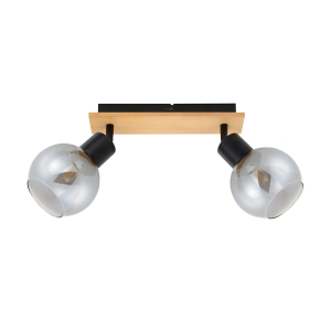 Reflektorek sufitowy BAREL 2xE27 SPL-67535-2-BK-WO Italux